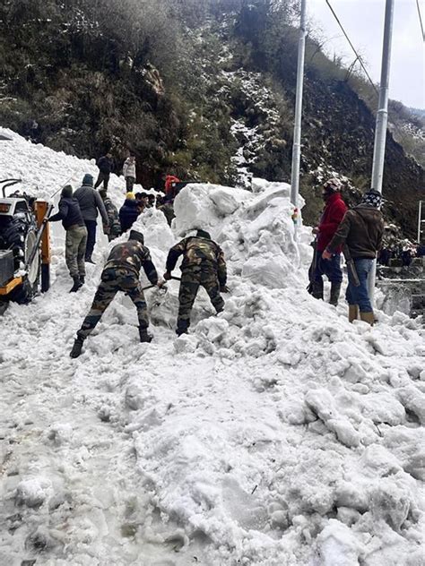 Avalanche sweeps away tourists in northeast India; 6 killed